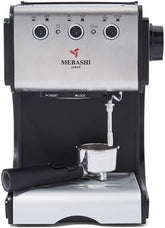 Espresso Coffee Machine 1050W ME-ECM2003 Black/Silver - Mebashi